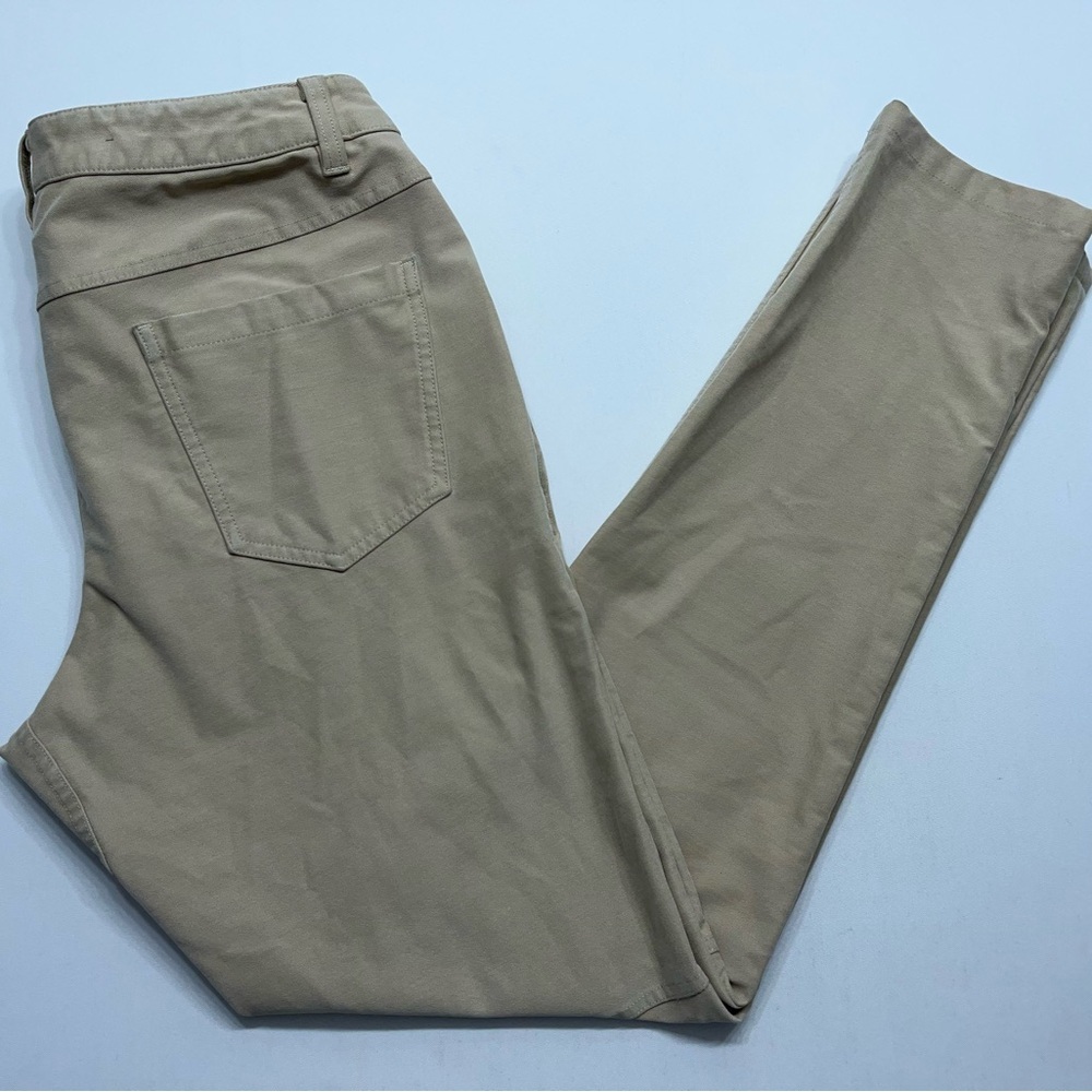 Lululemon ABC Pants Mens 31x31 Slim Utilitech Abrasion Resistant Khaki LM5ABNS - Picture 2 of 14